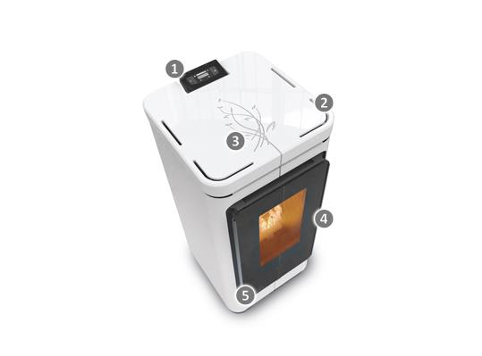 2000 METALCOLOR - kamna na pelety