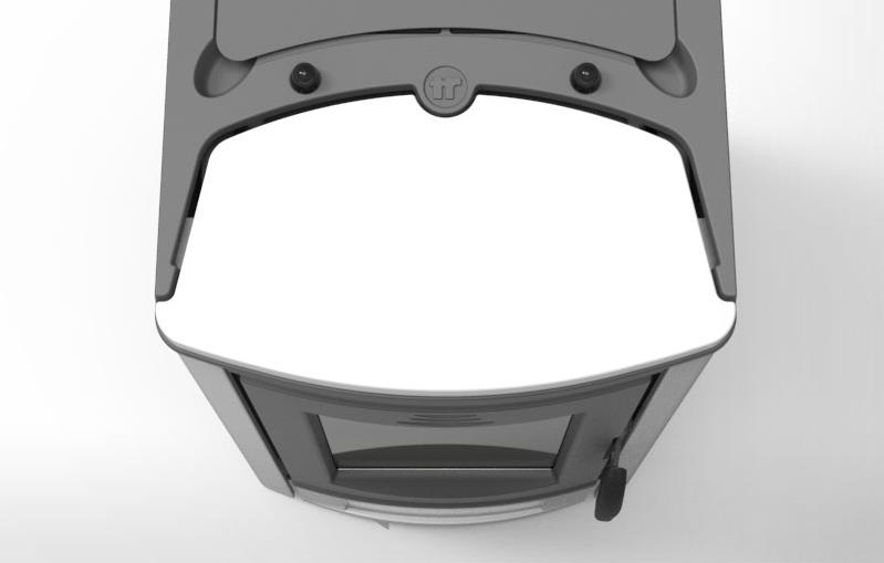 5000 TCOM - kamna na pelety s rozvodem vzduchu