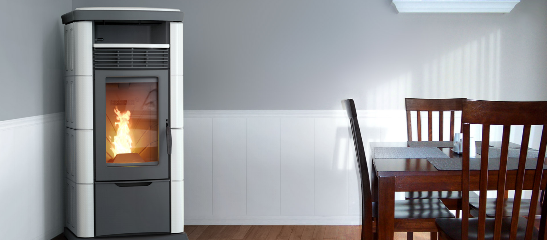 7000 TCOM - kamna na pelety s rozvodem vzduchu