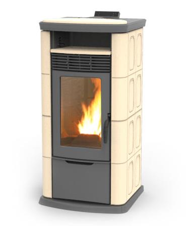 7000 TCOM - kamna na pelety s rozvodem vzduchu
