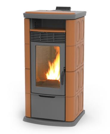 7000 TCOM - kamna na pelety s rozvodem vzduchu