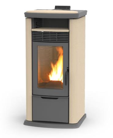 7000 TCOM - kamna na pelety s rozvodem vzduchu