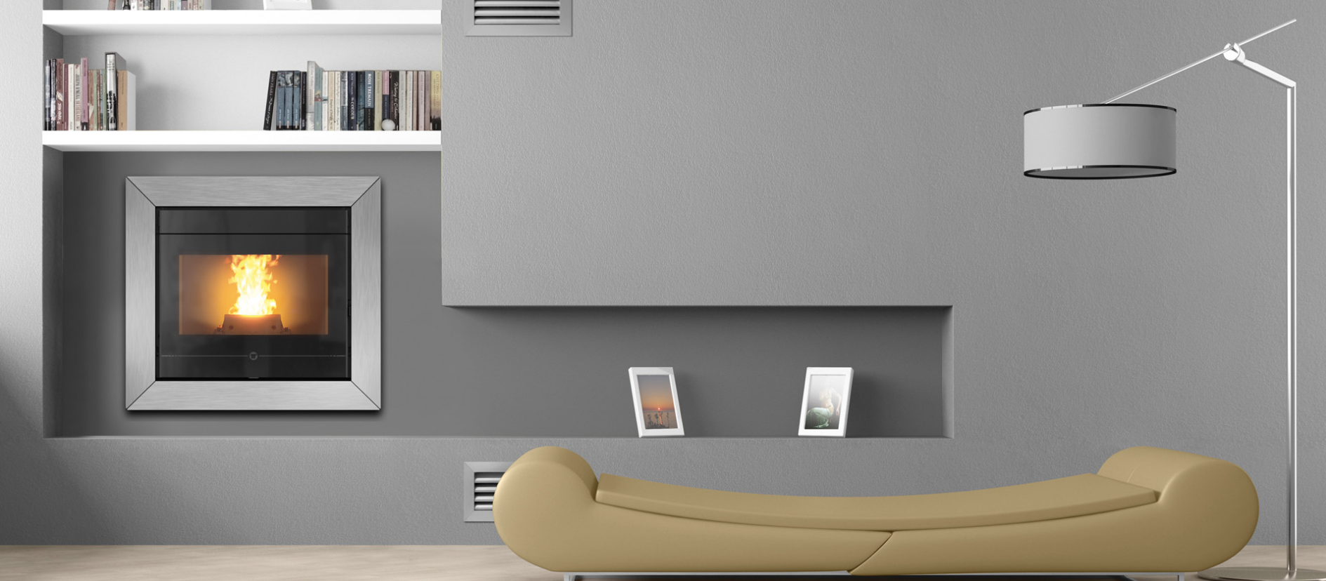 INSERT LINE IDRA krbová vložka na pelety s výměníkem