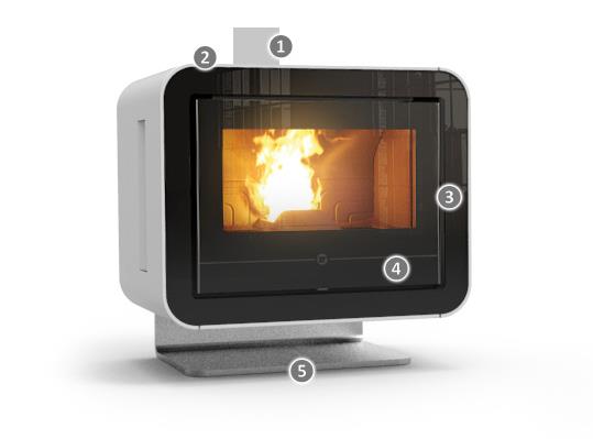 SCUBA - kamna na pelety s rozvodem vzduchu