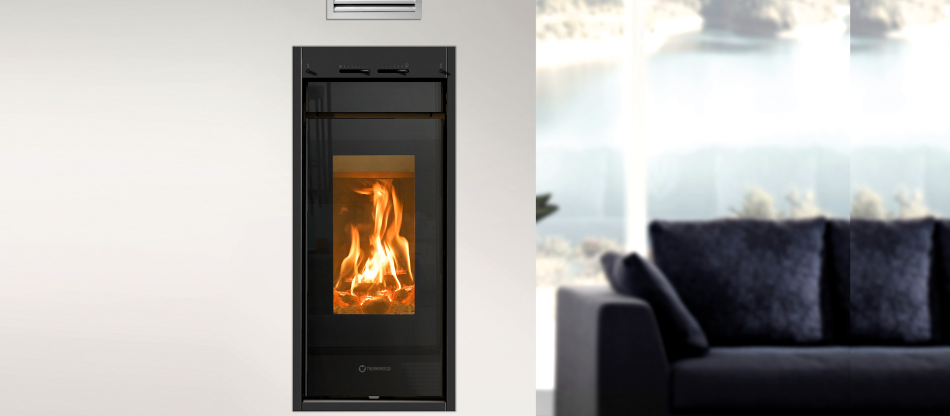 VERTICAL LINE HP krbová vložka na kusové dřevo