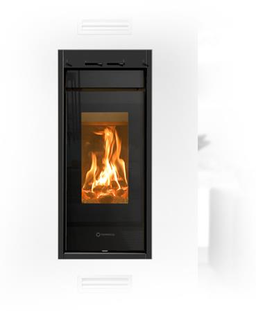 VERTICAL LINE krbová vložka na kusové dřevo