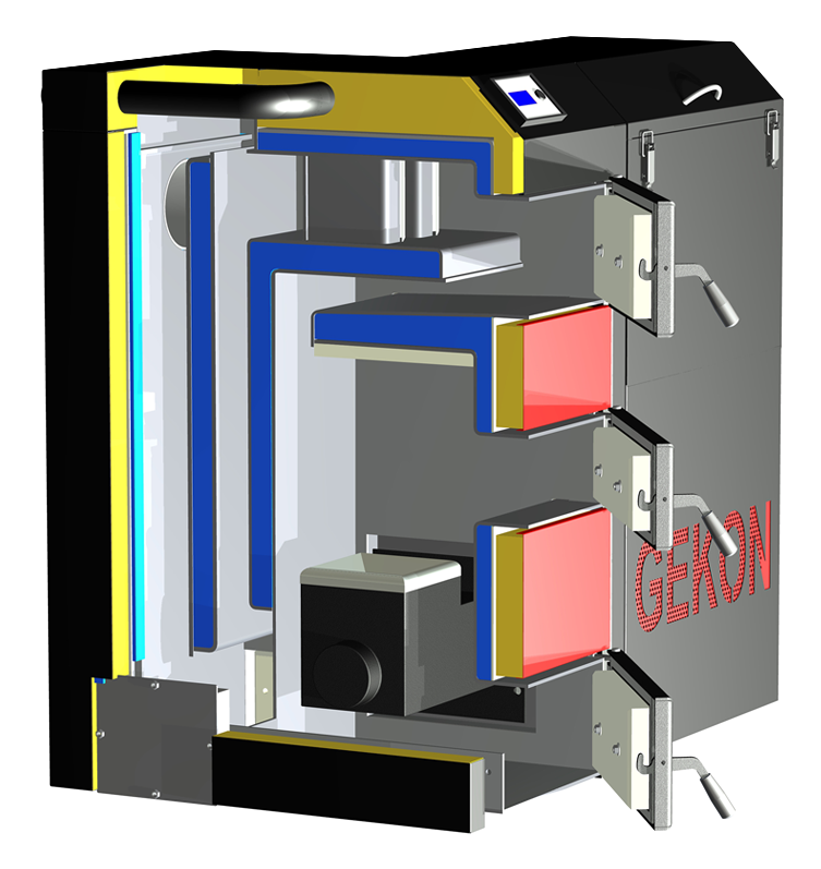 Automatický kotel GEKON 20 - 25 kW na pelety