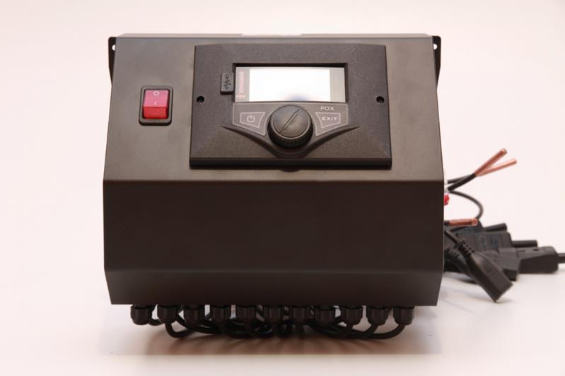 Řídící jednotka FOX pro kombinované kotle s odtahovým ventilátorem