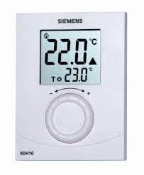 SIEMENS - drátový prostorový termostat RDH10