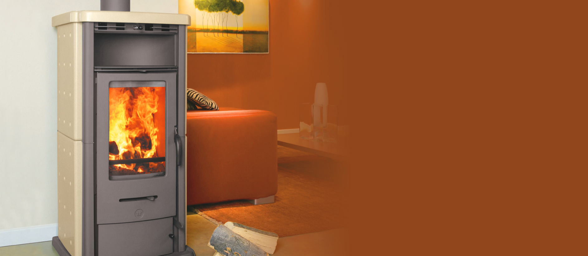 800 easy, PU, OV - kamna na dřevo