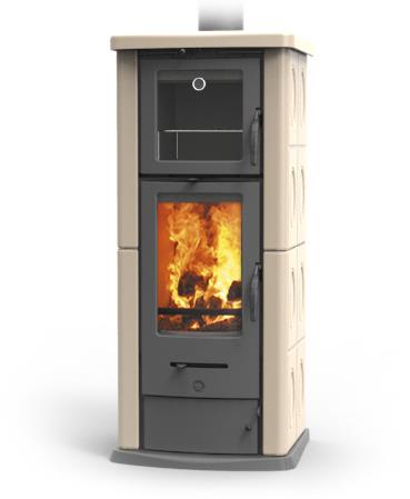 860 easy, OV, PU - kamna na dřevo s troubou