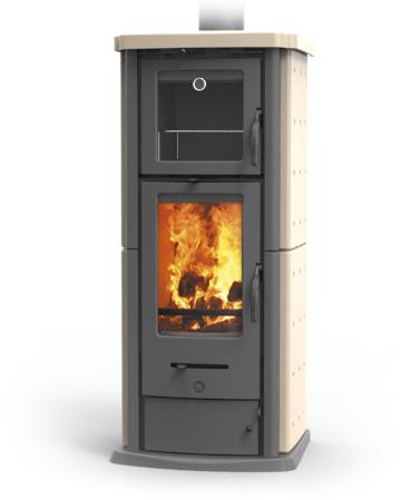 860 easy, OV, PU - kamna na dřevo s troubou