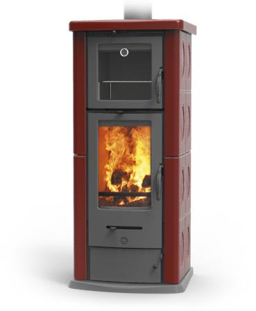 860 easy, OV, PU - kamna na dřevo s troubou