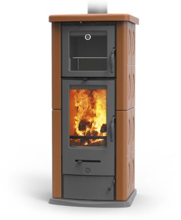 860 easy, OV, PU - kamna na dřevo s troubou