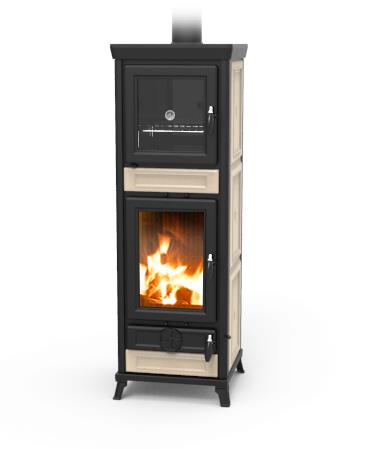 ANNA - kamna na dřevo s troubou