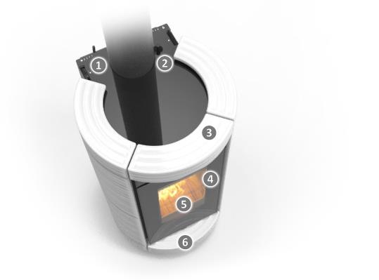 DORICA WOOD HP - kamna na dřevo