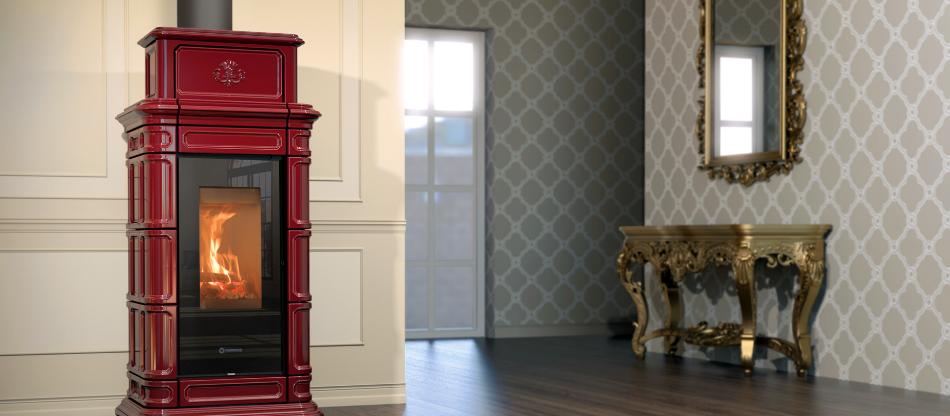 MONTREUX WOOD - kamna na dřevo