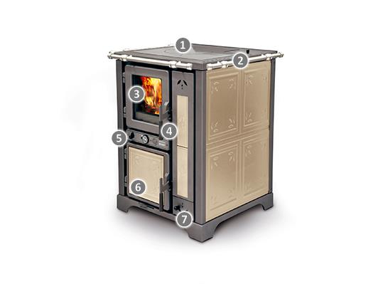 BOSKY COUNTRY 30 - sporák na dřevo