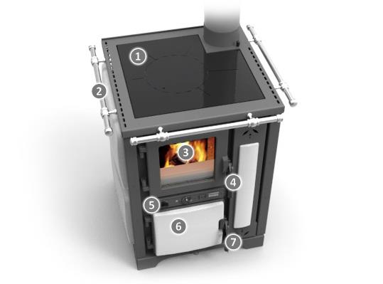 BOSKY COUNTRY 30 - sporák na dřevo