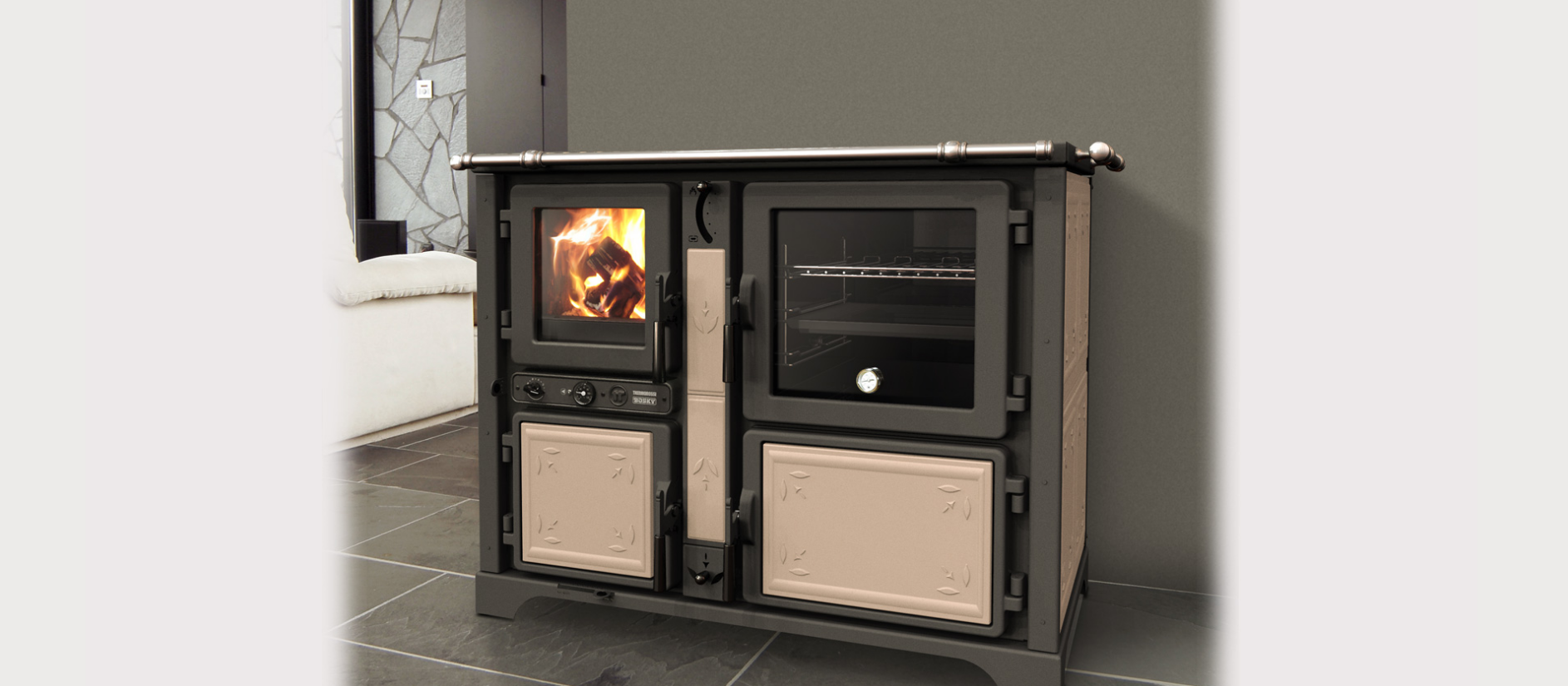 BOSKY COUNTRY F 30 - sporák na dřevo