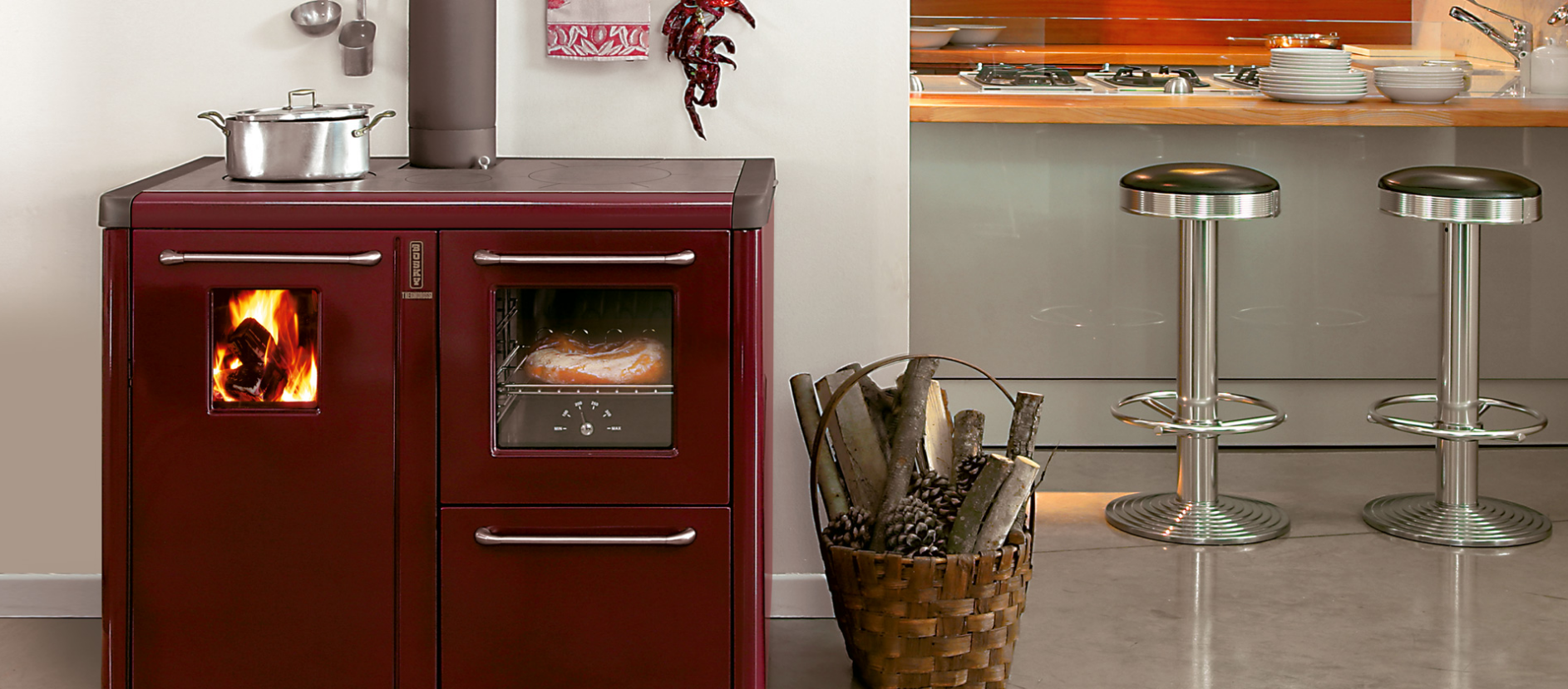 BOSKY F 25  - sporák na dřevo