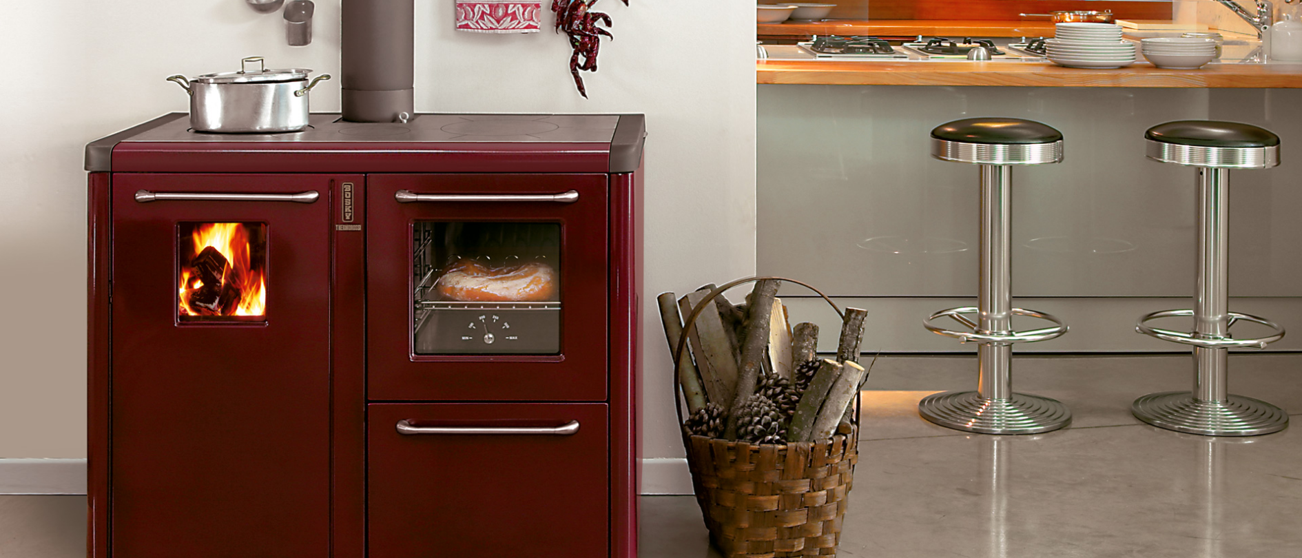 BOSKY F 30  - sporák na dřevo