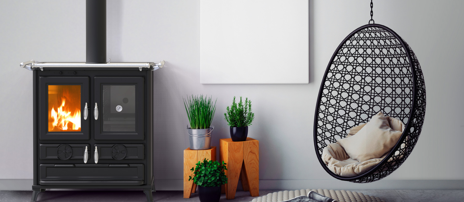 KLARETTA - sporák na dřevo s troubou