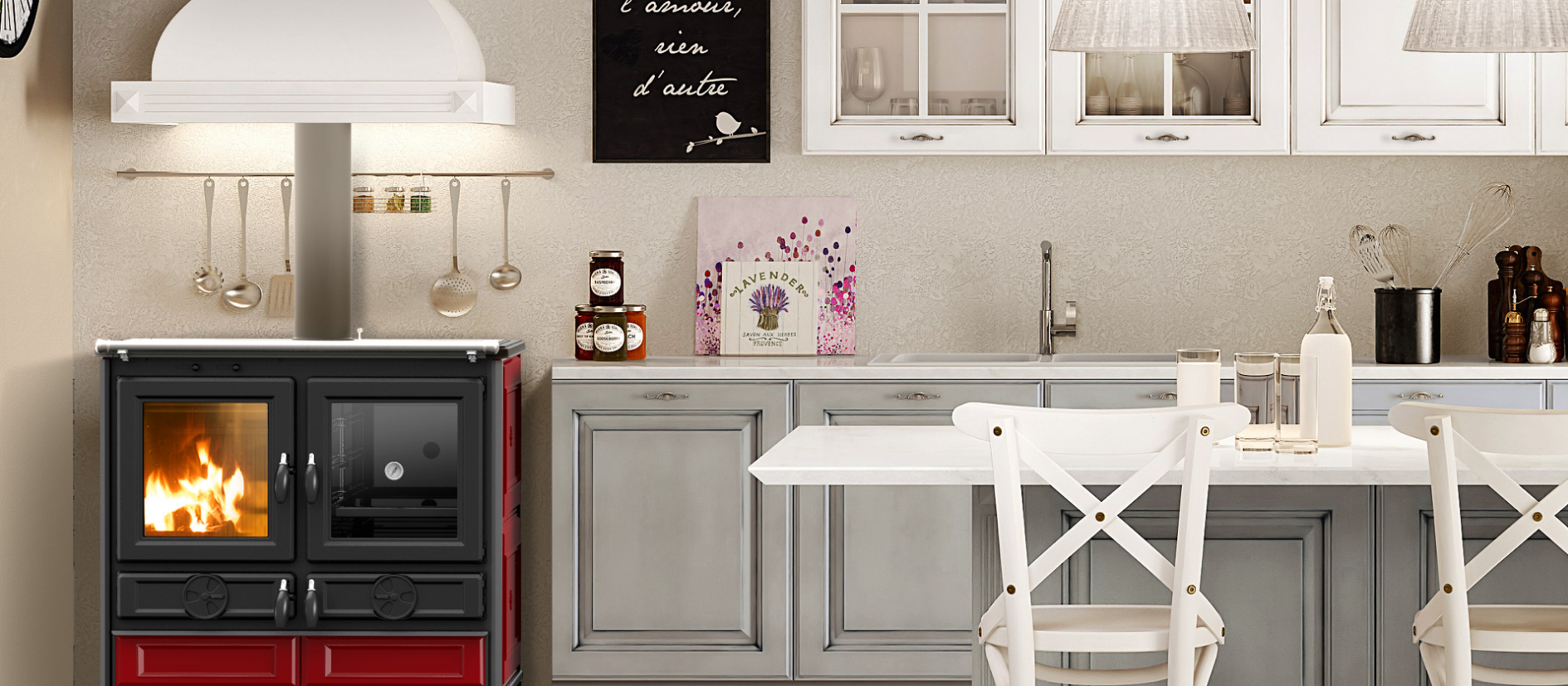 VIOLA - litinový sporák na dřevo s troubou